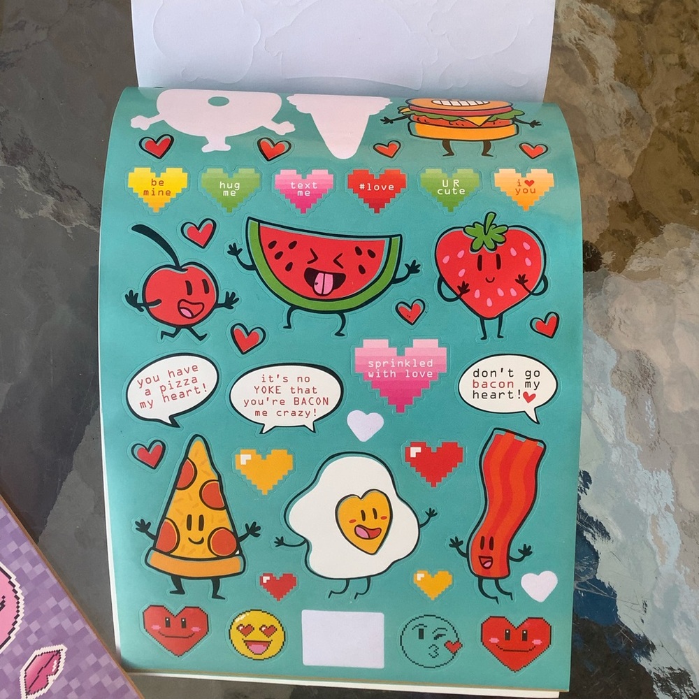 Peel off a few Best Friends Forever Sticker Book Made from Paper